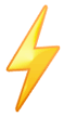 lightning emoji energy